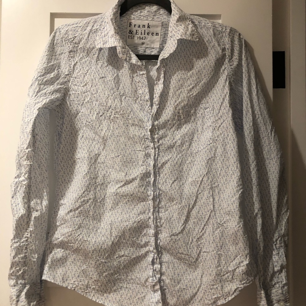 Frank & Eileen Barry button-down shirt with flamingo print